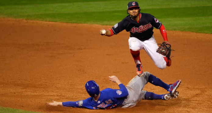 Strong Pitching and Key DefenseCubs Clobber Indians