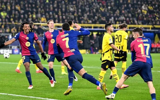 barcaelona won against dortmund in champions leauge