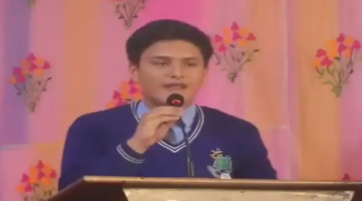 Nepali student's fierce speech breaks the internet