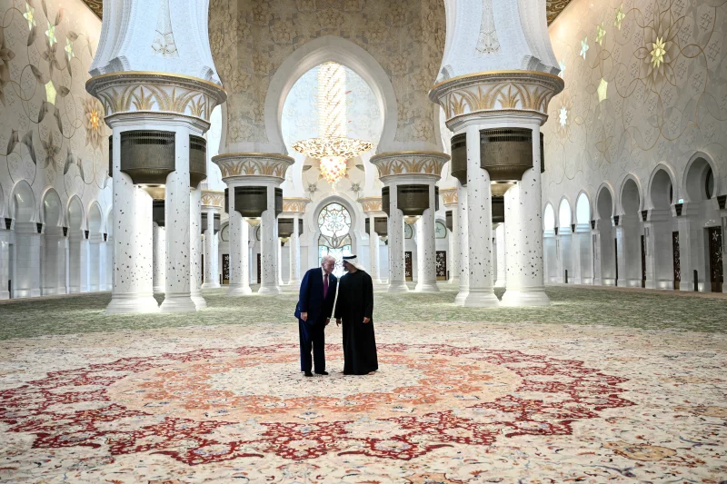 Trump Makes Historic Mosque Visit in Abu Dhabi