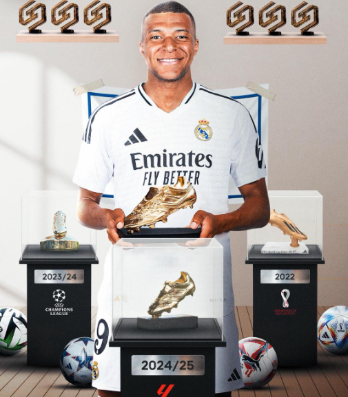 Mbappe golden boot