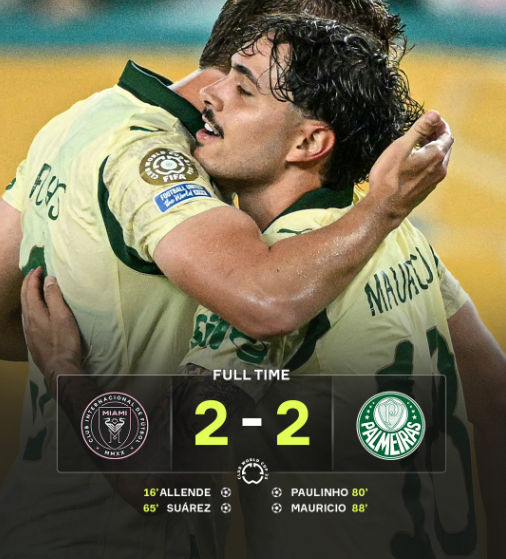 Palmeiras Fights Back Late