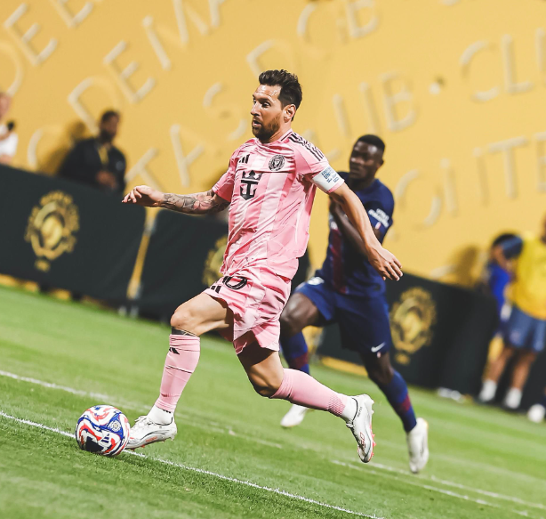 Lionel Messi plays against PSG in Club World Cup match 2025