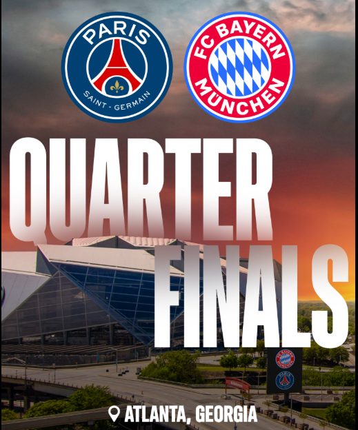 Bayern Munich to face PSG next in quarterfinal