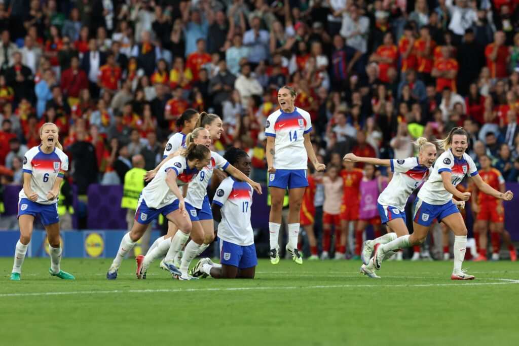 England Equalizes in the Second Half with Russo’s Header