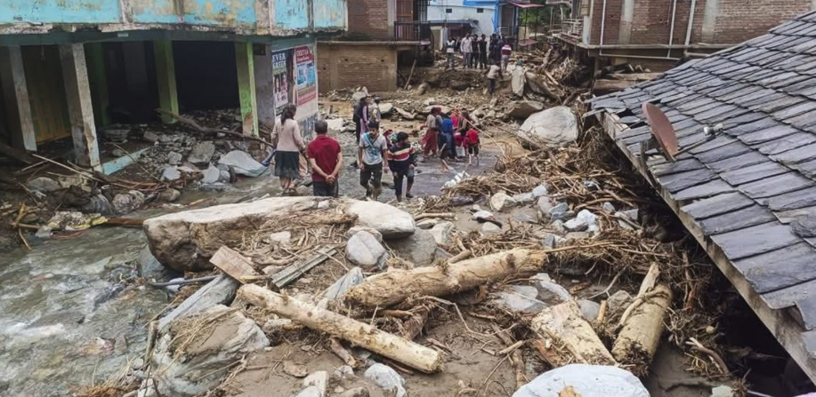 Roads, Homes, and Bridges are Destroyed Rains Himachal Pradesh Dead
